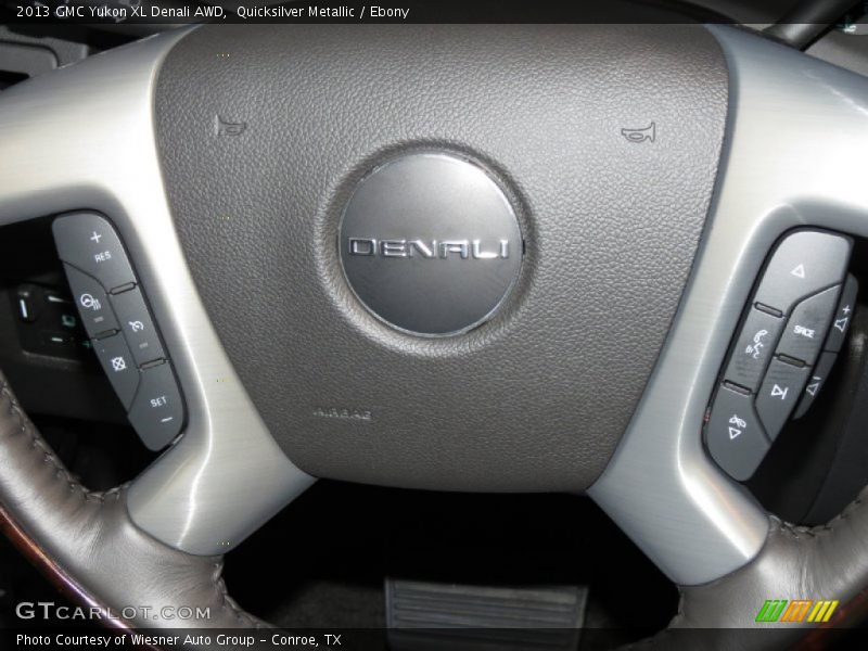 Quicksilver Metallic / Ebony 2013 GMC Yukon XL Denali AWD