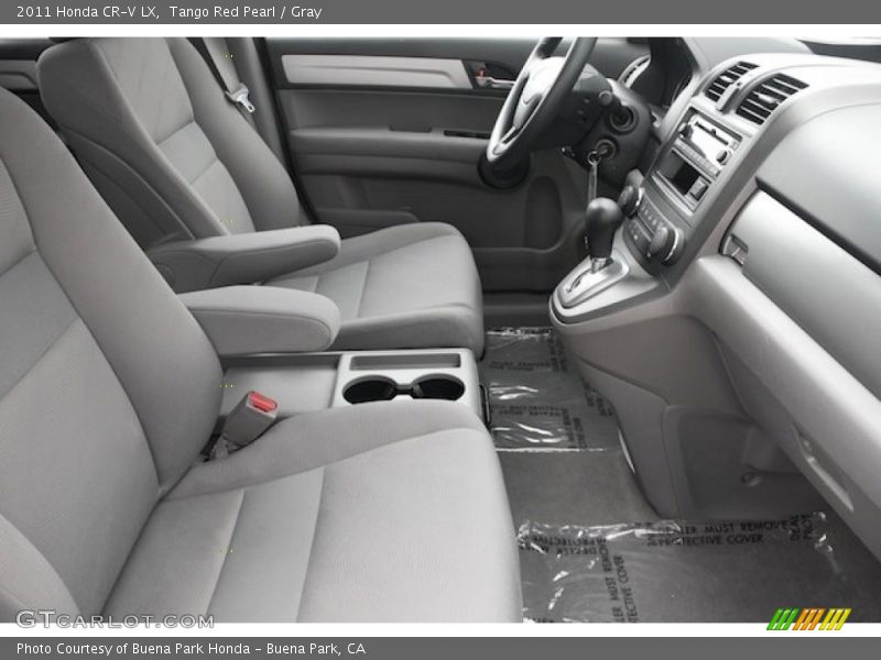 Tango Red Pearl / Gray 2011 Honda CR-V LX