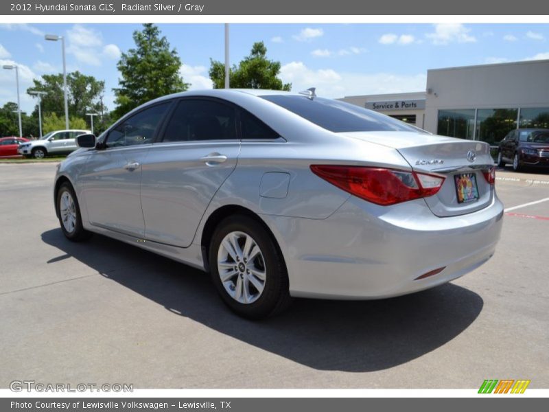 Radiant Silver / Gray 2012 Hyundai Sonata GLS