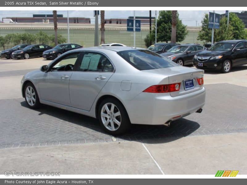 Satin Silver Metallic / Ebony 2005 Acura TSX Sedan