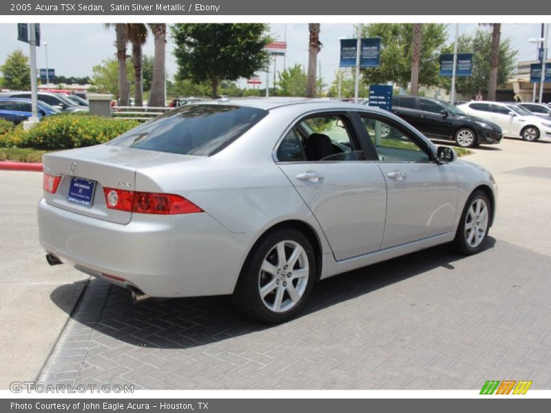 Satin Silver Metallic / Ebony 2005 Acura TSX Sedan