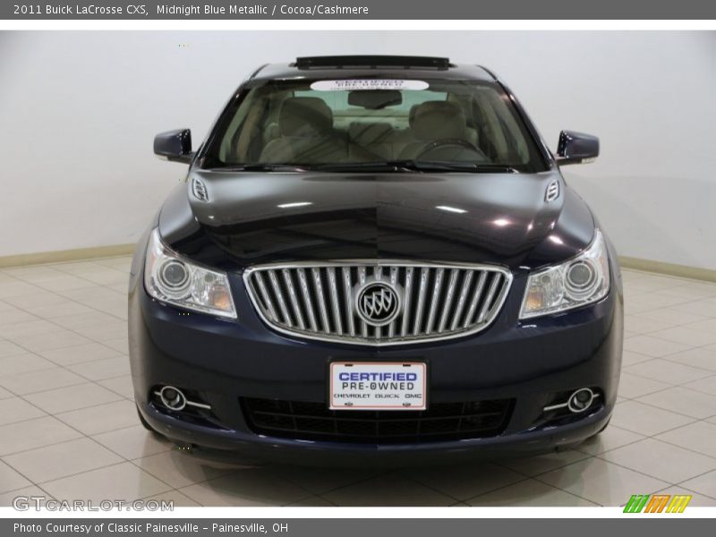 Midnight Blue Metallic / Cocoa/Cashmere 2011 Buick LaCrosse CXS