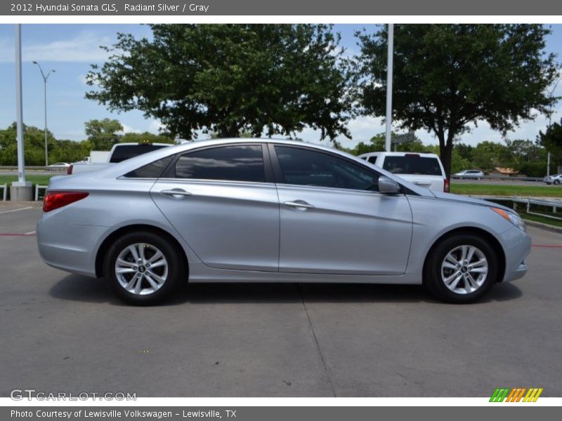 Radiant Silver / Gray 2012 Hyundai Sonata GLS