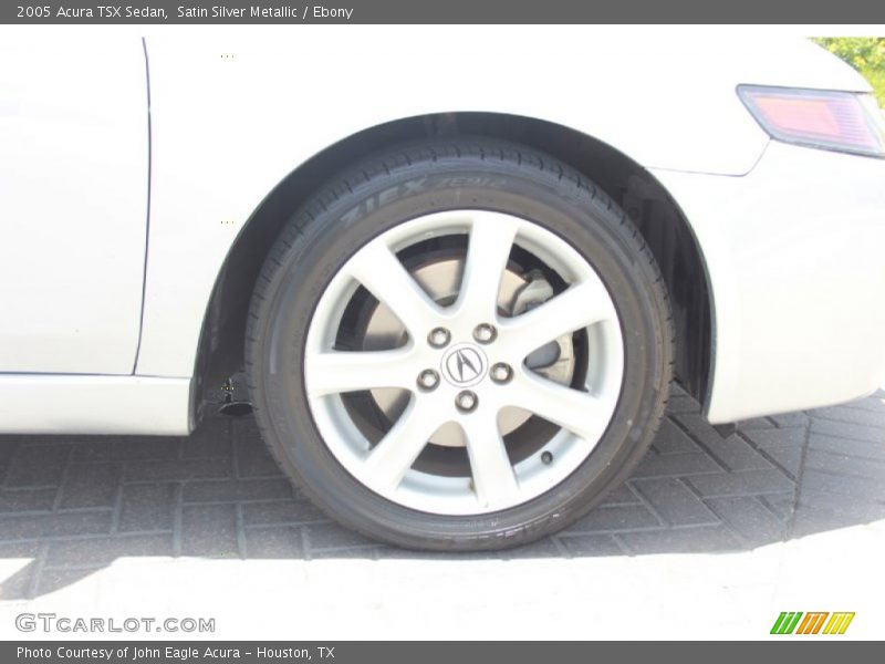 Satin Silver Metallic / Ebony 2005 Acura TSX Sedan