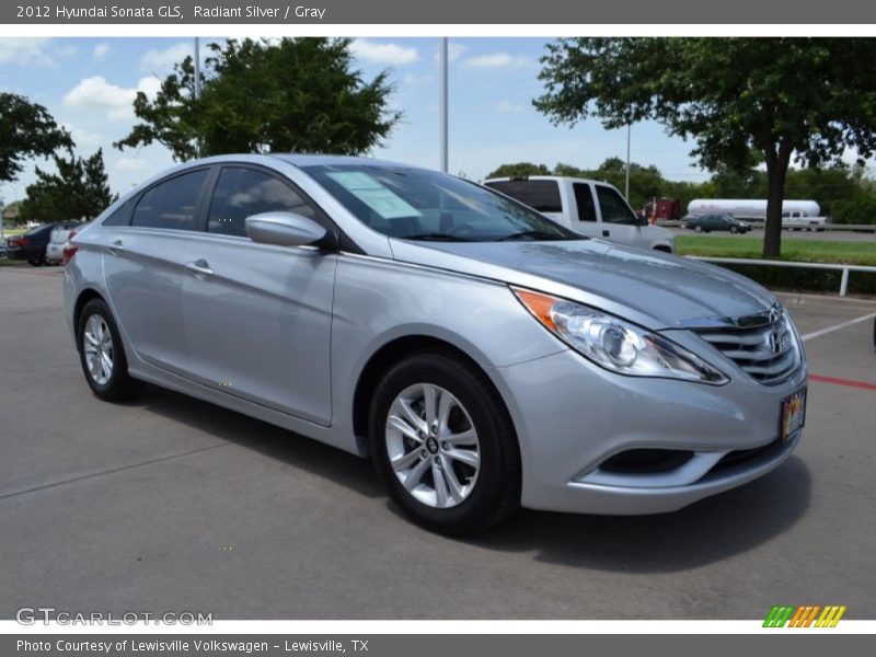 Radiant Silver / Gray 2012 Hyundai Sonata GLS
