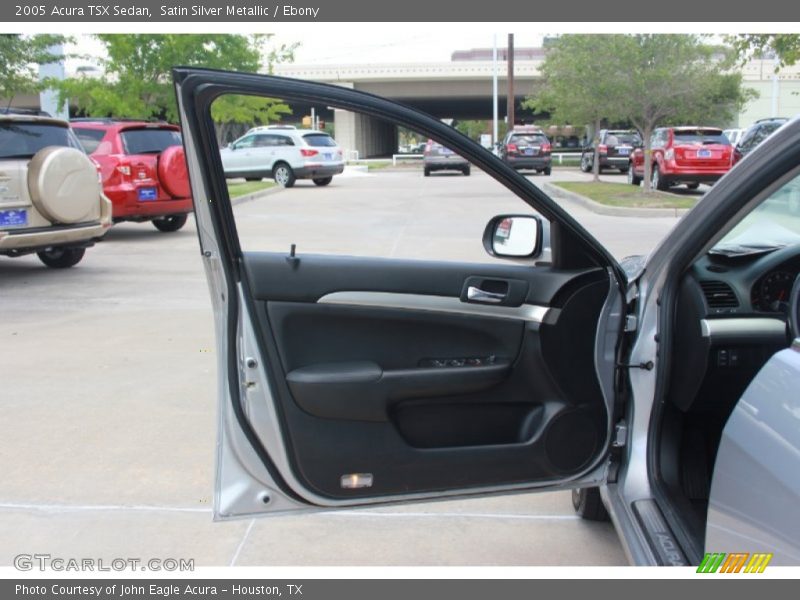 Satin Silver Metallic / Ebony 2005 Acura TSX Sedan