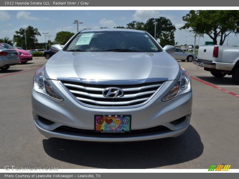 Radiant Silver / Gray 2012 Hyundai Sonata GLS
