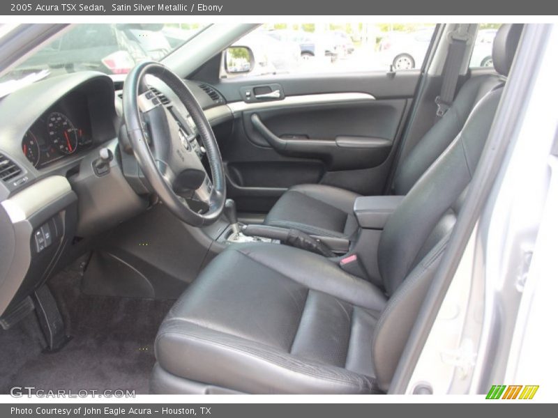 Satin Silver Metallic / Ebony 2005 Acura TSX Sedan