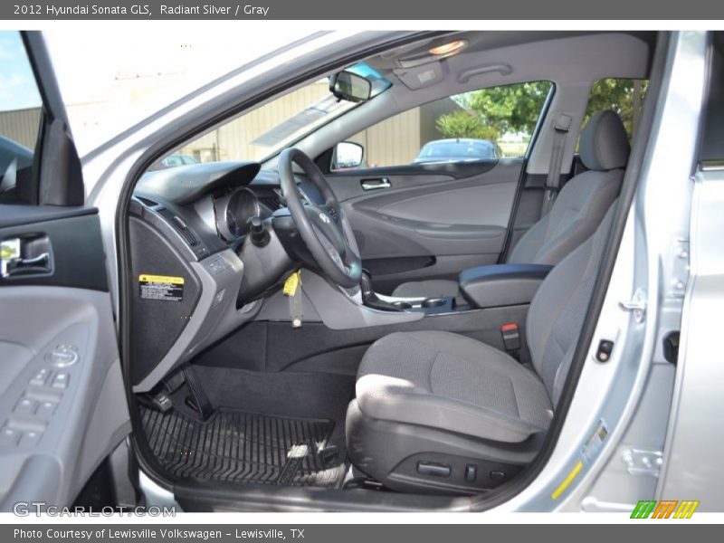 Radiant Silver / Gray 2012 Hyundai Sonata GLS
