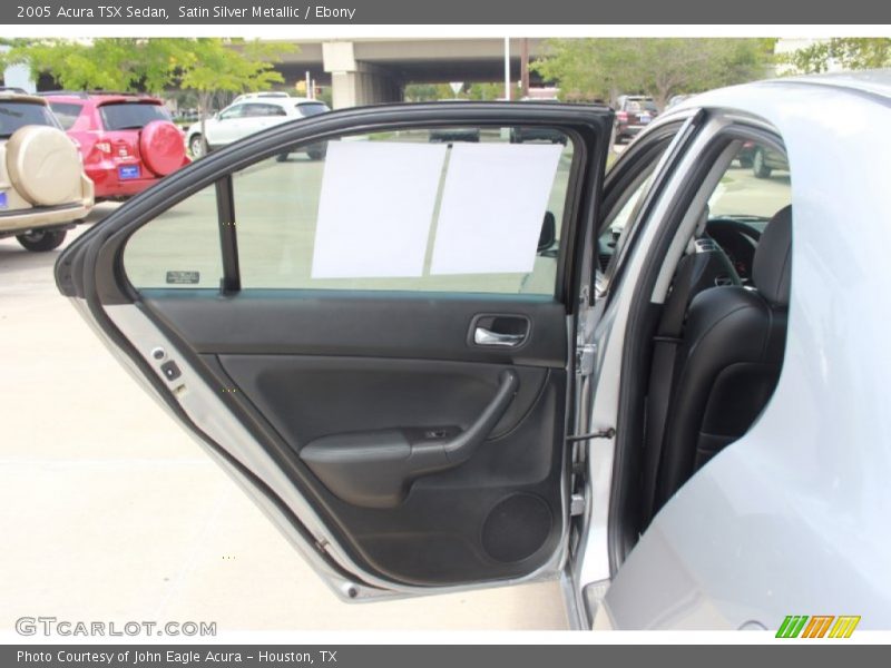 Satin Silver Metallic / Ebony 2005 Acura TSX Sedan