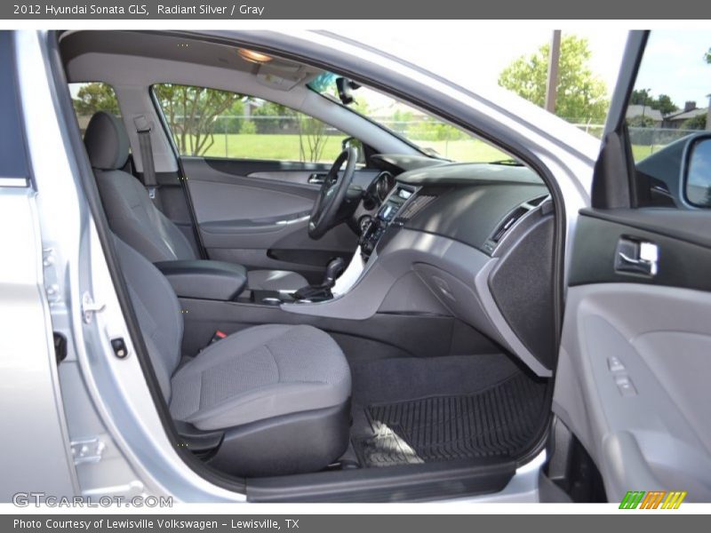 Radiant Silver / Gray 2012 Hyundai Sonata GLS