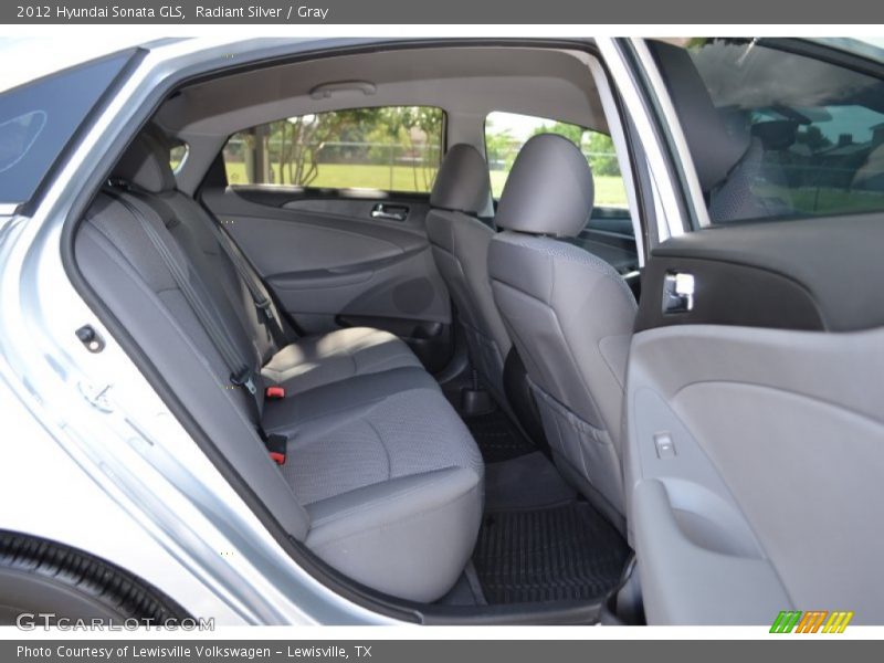 Radiant Silver / Gray 2012 Hyundai Sonata GLS