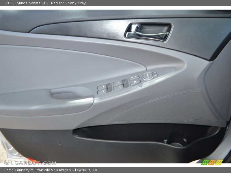 Radiant Silver / Gray 2012 Hyundai Sonata GLS