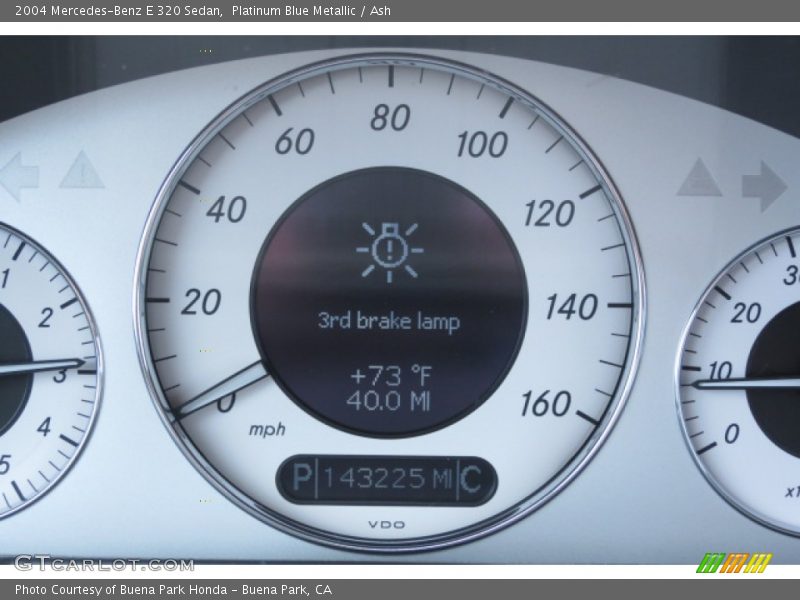 Platinum Blue Metallic / Ash 2004 Mercedes-Benz E 320 Sedan