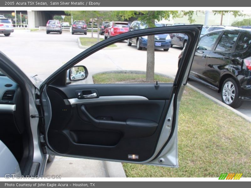 Satin Silver Metallic / Ebony 2005 Acura TSX Sedan