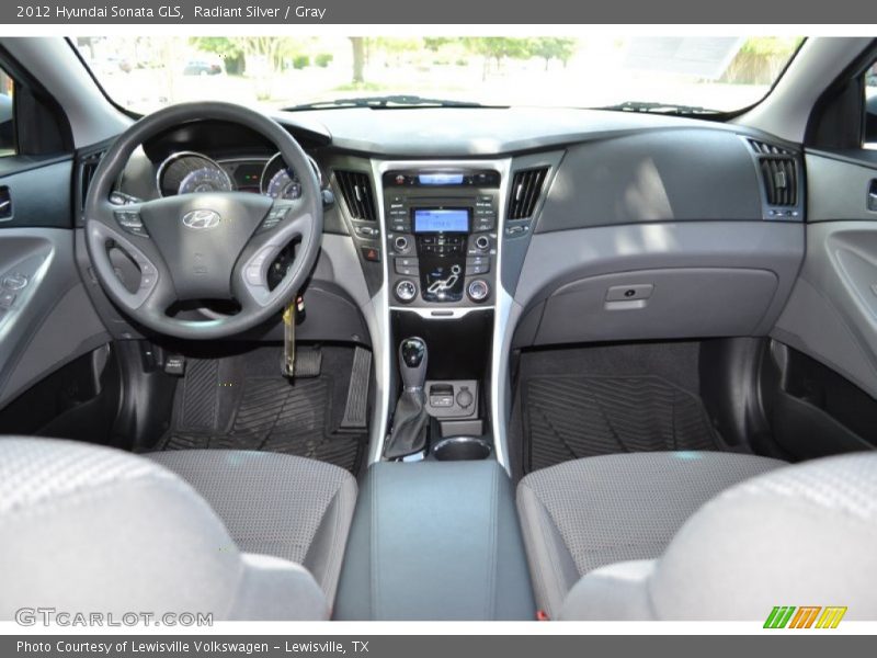 Radiant Silver / Gray 2012 Hyundai Sonata GLS