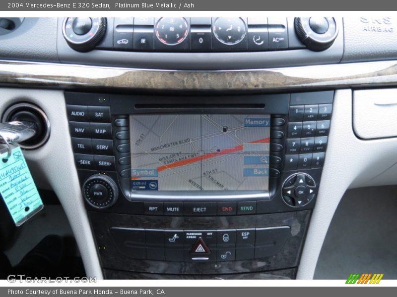 Platinum Blue Metallic / Ash 2004 Mercedes-Benz E 320 Sedan