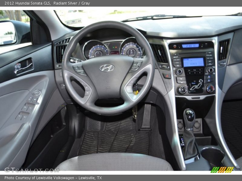 Radiant Silver / Gray 2012 Hyundai Sonata GLS
