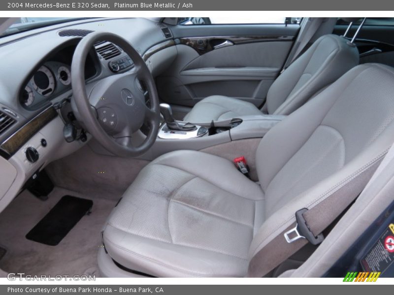 Platinum Blue Metallic / Ash 2004 Mercedes-Benz E 320 Sedan