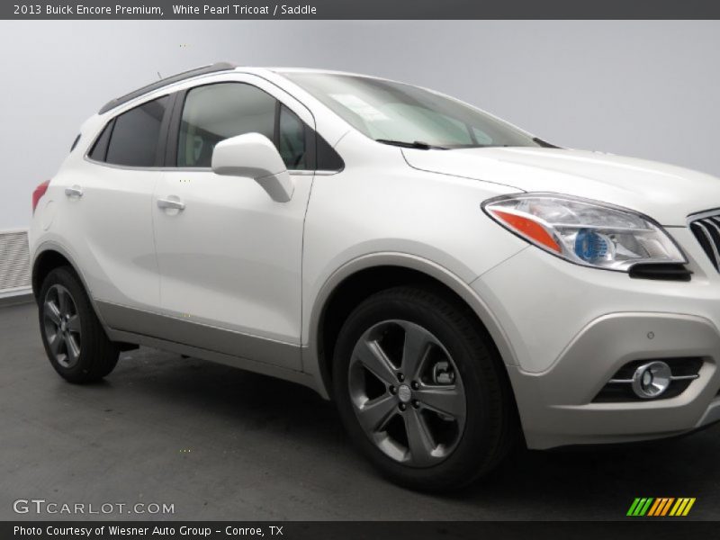 White Pearl Tricoat / Saddle 2013 Buick Encore Premium