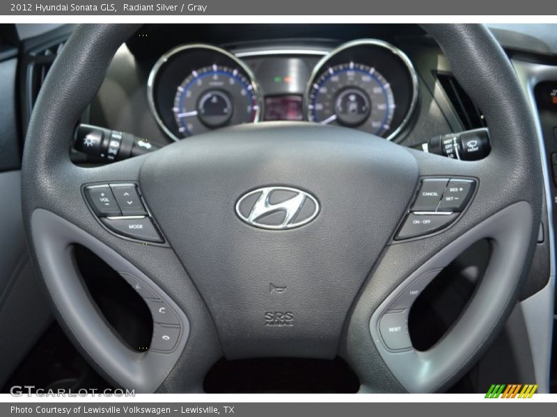 Radiant Silver / Gray 2012 Hyundai Sonata GLS