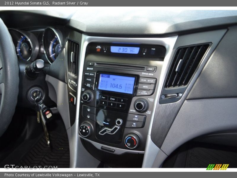 Radiant Silver / Gray 2012 Hyundai Sonata GLS