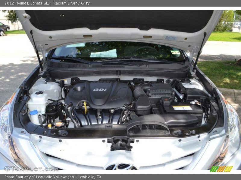 Radiant Silver / Gray 2012 Hyundai Sonata GLS