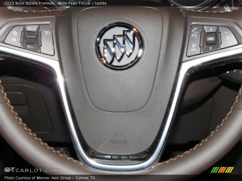 White Pearl Tricoat / Saddle 2013 Buick Encore Premium