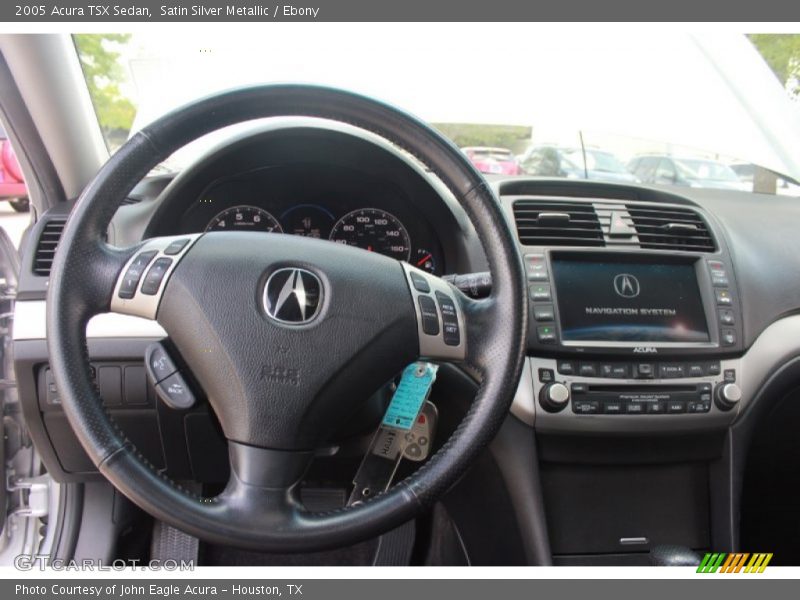 Satin Silver Metallic / Ebony 2005 Acura TSX Sedan