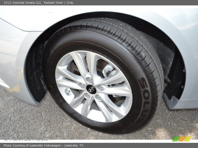 Radiant Silver / Gray 2012 Hyundai Sonata GLS