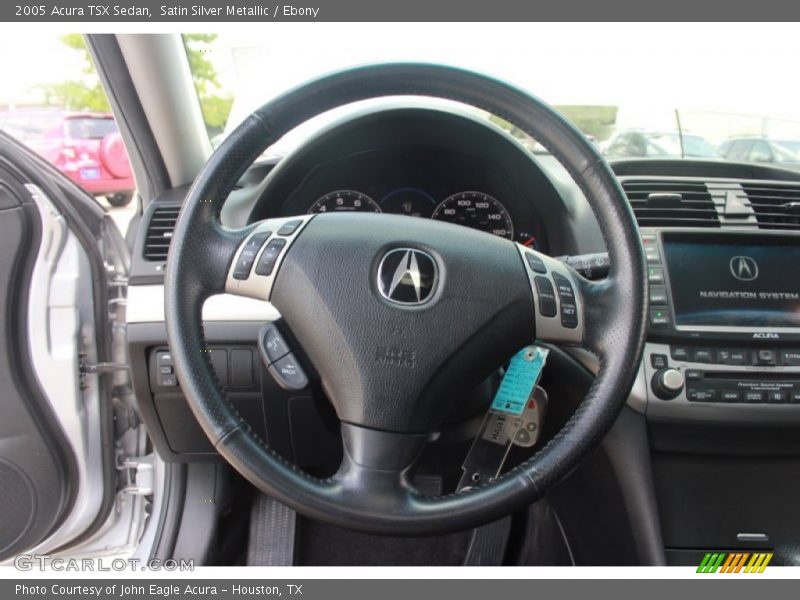 Satin Silver Metallic / Ebony 2005 Acura TSX Sedan