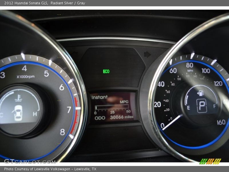 Radiant Silver / Gray 2012 Hyundai Sonata GLS
