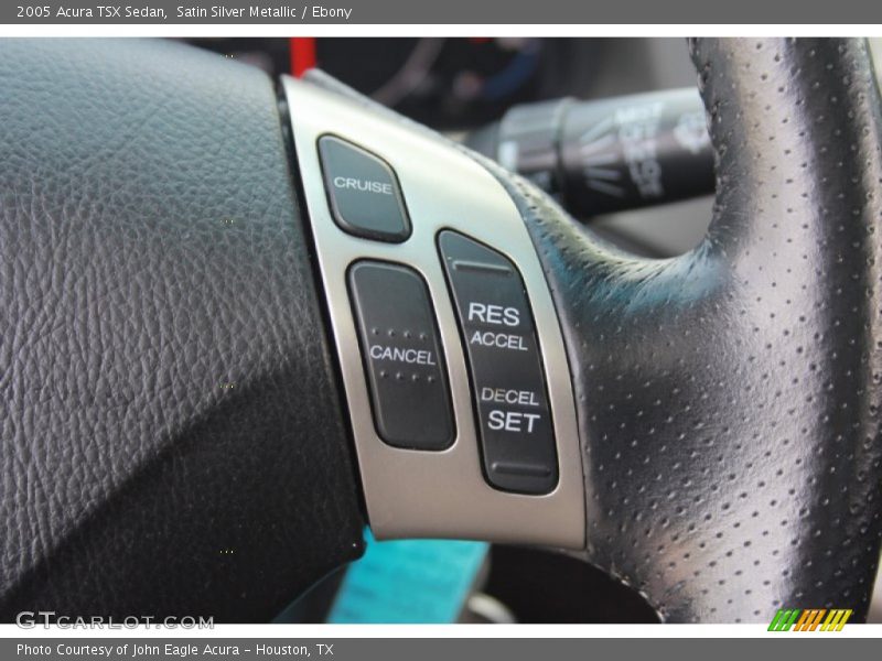 Satin Silver Metallic / Ebony 2005 Acura TSX Sedan