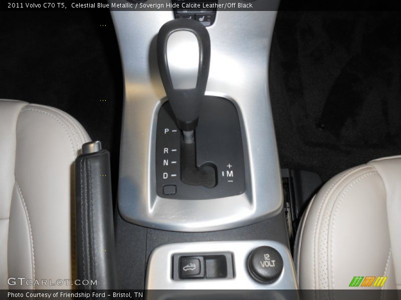 Celestial Blue Metallic / Soverign Hide Calcite Leather/Off Black 2011 Volvo C70 T5