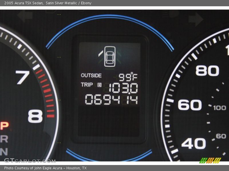 Satin Silver Metallic / Ebony 2005 Acura TSX Sedan