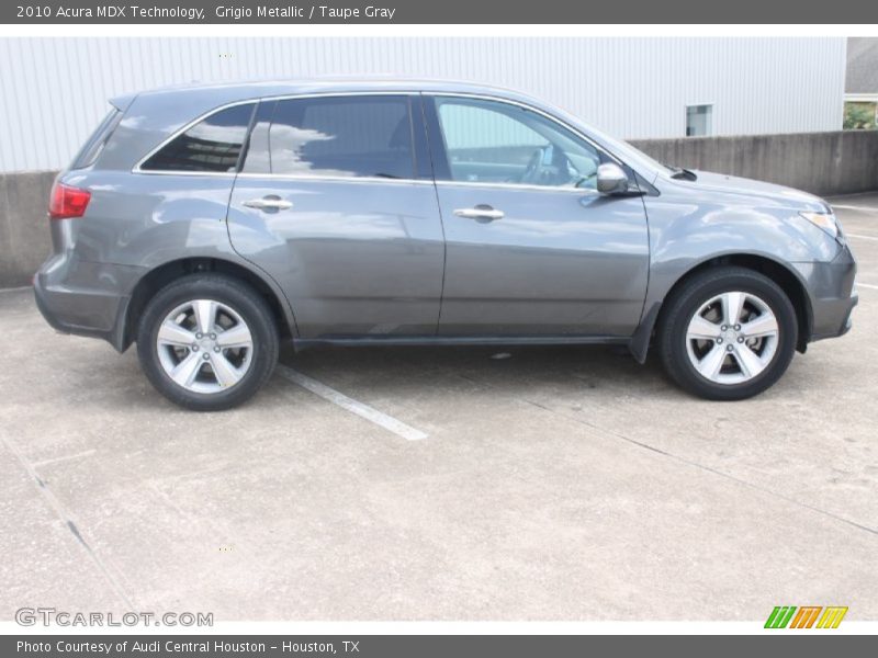 Grigio Metallic / Taupe Gray 2010 Acura MDX Technology