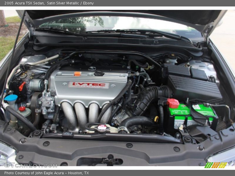 Satin Silver Metallic / Ebony 2005 Acura TSX Sedan