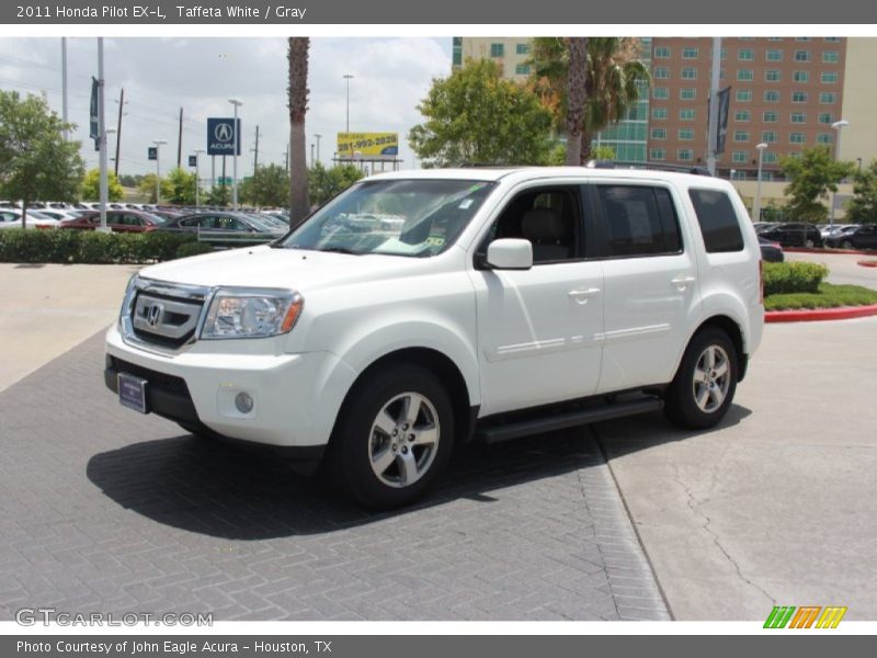 Taffeta White / Gray 2011 Honda Pilot EX-L