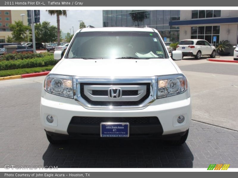 Taffeta White / Gray 2011 Honda Pilot EX-L