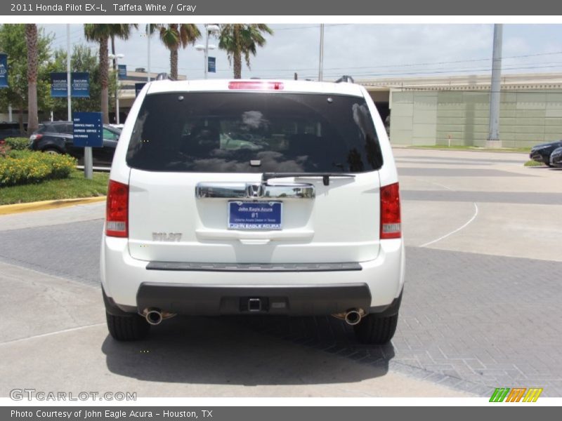Taffeta White / Gray 2011 Honda Pilot EX-L