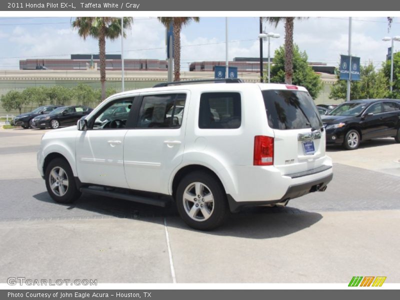 Taffeta White / Gray 2011 Honda Pilot EX-L