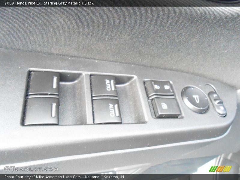 Sterling Gray Metallic / Black 2009 Honda Pilot EX