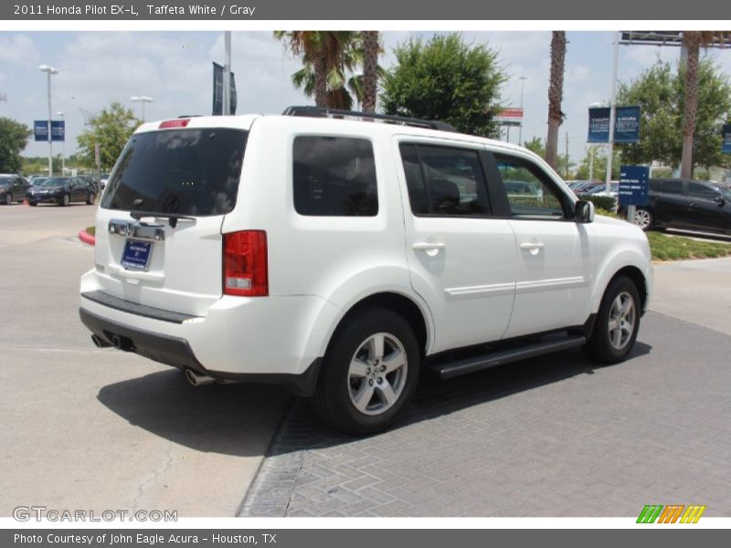 Taffeta White / Gray 2011 Honda Pilot EX-L