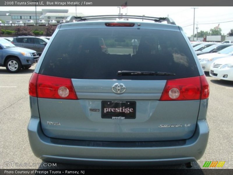 Blue Mirage Metallic / Fawn 2008 Toyota Sienna LE