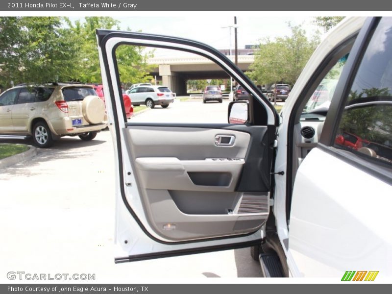 Taffeta White / Gray 2011 Honda Pilot EX-L
