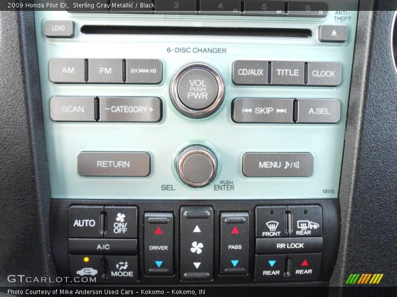 Sterling Gray Metallic / Black 2009 Honda Pilot EX