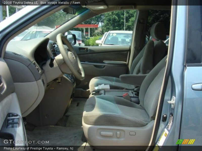 Blue Mirage Metallic / Fawn 2008 Toyota Sienna LE
