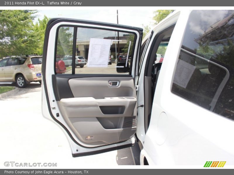 Taffeta White / Gray 2011 Honda Pilot EX-L