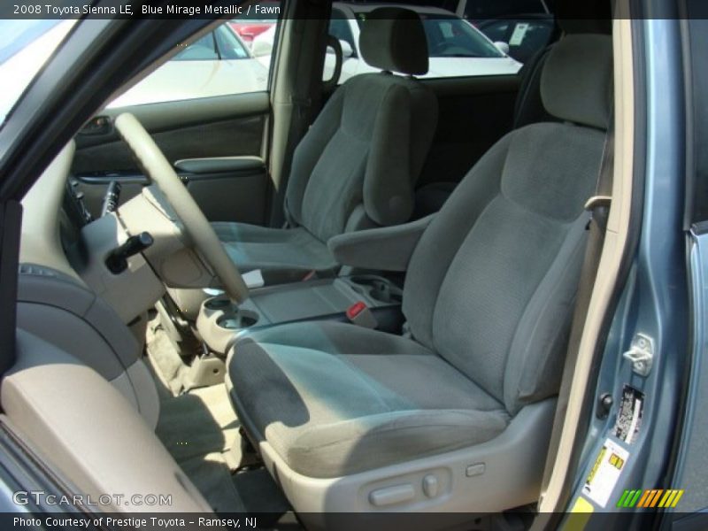 Blue Mirage Metallic / Fawn 2008 Toyota Sienna LE