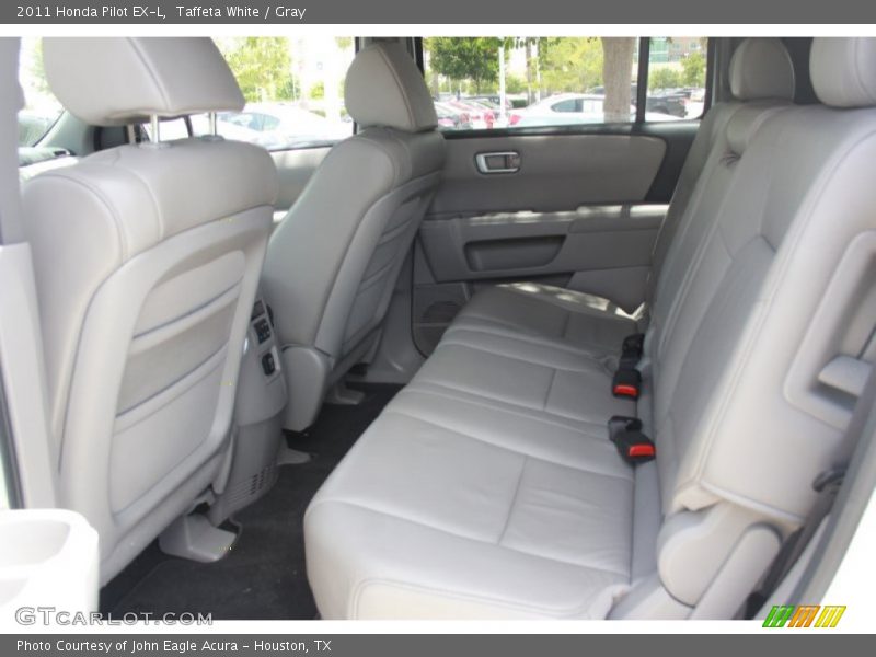 Taffeta White / Gray 2011 Honda Pilot EX-L